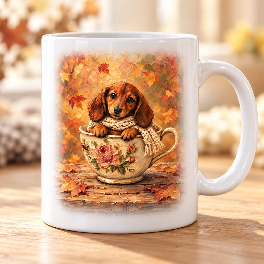 Dachshund Teacup Mug