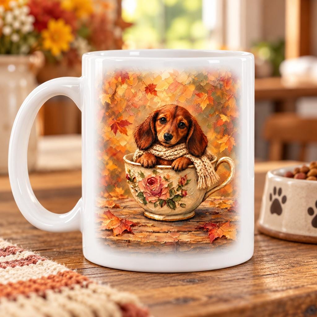 Dachshund Teacup Mug - Image 2