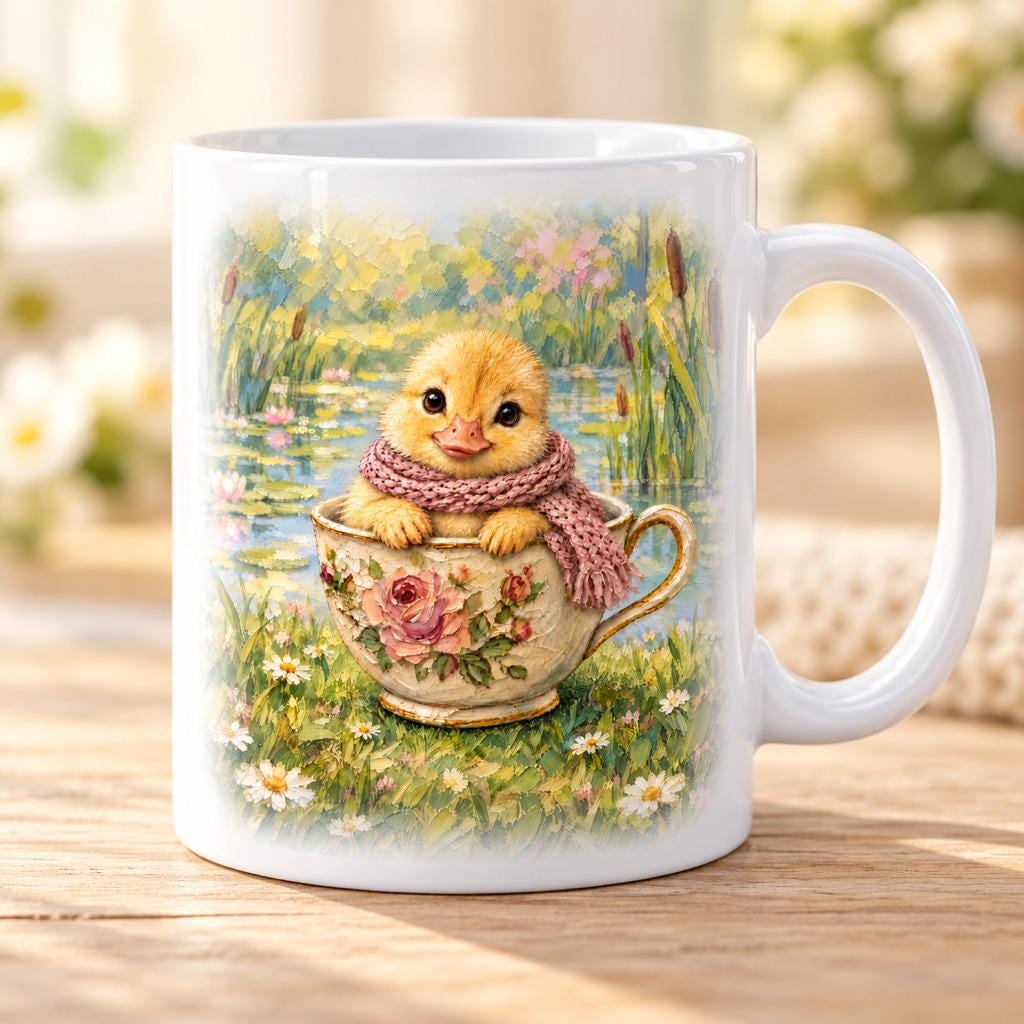 Duck Teacup Mug